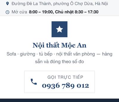 Trang mẫu — Cửa hàng · nội thất